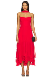 Monterey Dress With Scarf