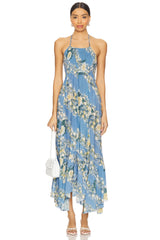 Heat Wave Printed Maxi Dress