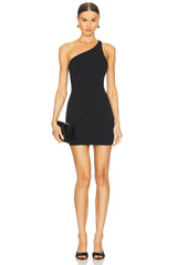Leme Asymmetric Mini Dress