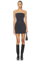 Crystal Strapless Mini Dress