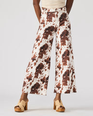 Harli Jean Brown Cow Print