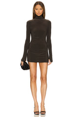 Long Sleeve Turtleneck Pickleball Dress