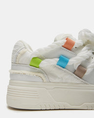 Boomer Lace White Multi - Sm Rebooted