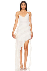 Willow Ruffle Rosette Dress