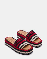 Beachy Woven Red Multi