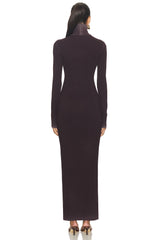 Verona Turtleneck Maxi Dress