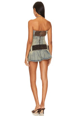 Chelsea Denim Kilt Dress