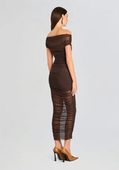 Noel Mesh Midi Dress