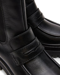 Conway Black Leather