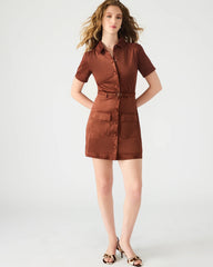 Joliana Dress Dark Fig