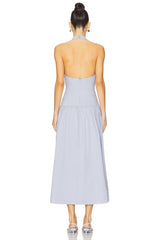 Halter Corset Midi Dress