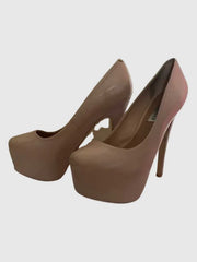 Dejavu Leather Upper Platform Pumps - Sm Rebooted