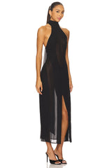 Koemi Sheer Panel Dress