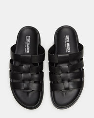 Marvyn Black Leather