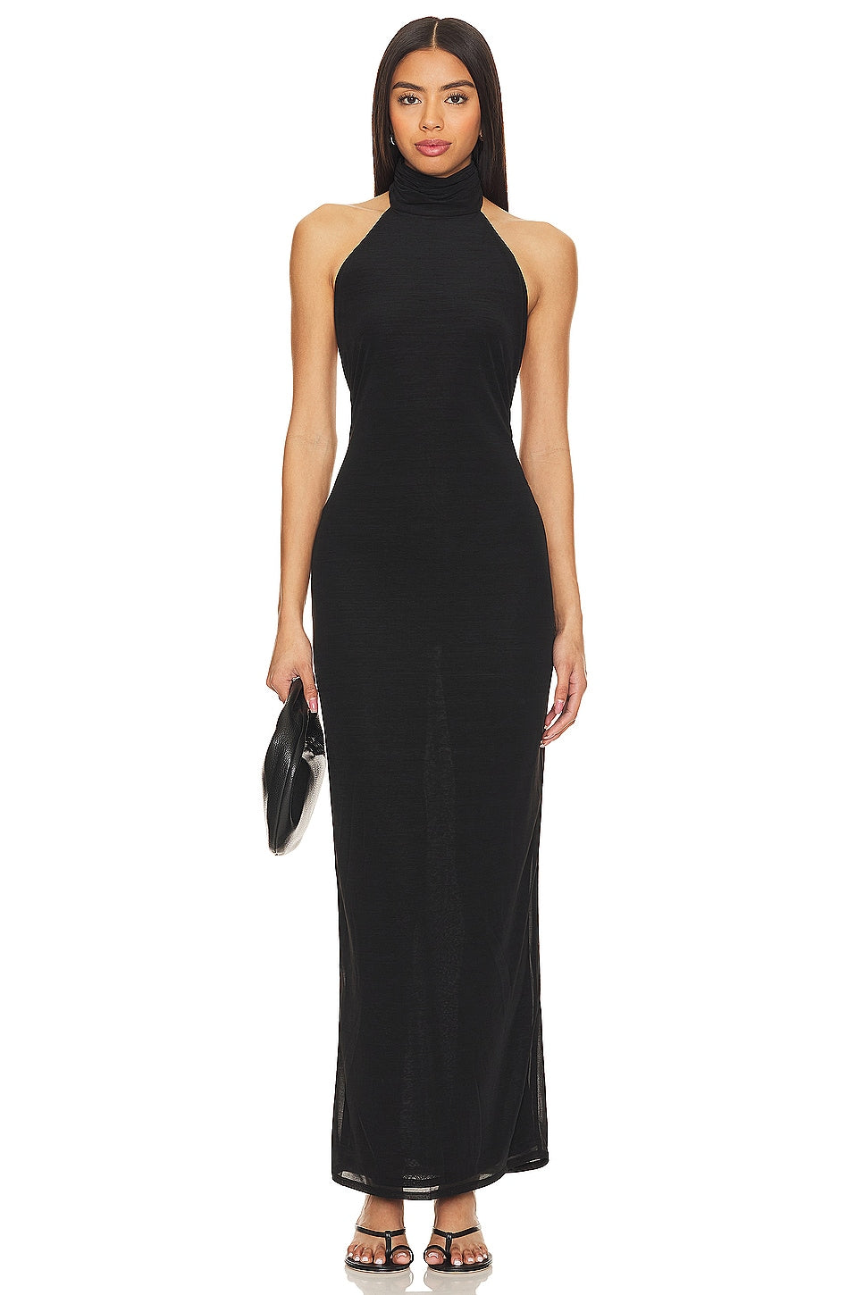 x Anja Dujkovi�� Ula Sheer Maxi Dress