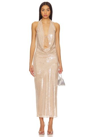 Stevie Sequin Midi Dress