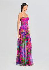 Nicole Silk Chiffon Dress