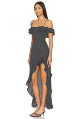 Suzie Ruffle Maxi Dress