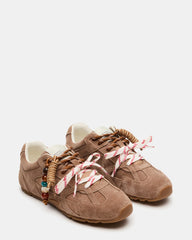 Aziel Charm Taupe Suede