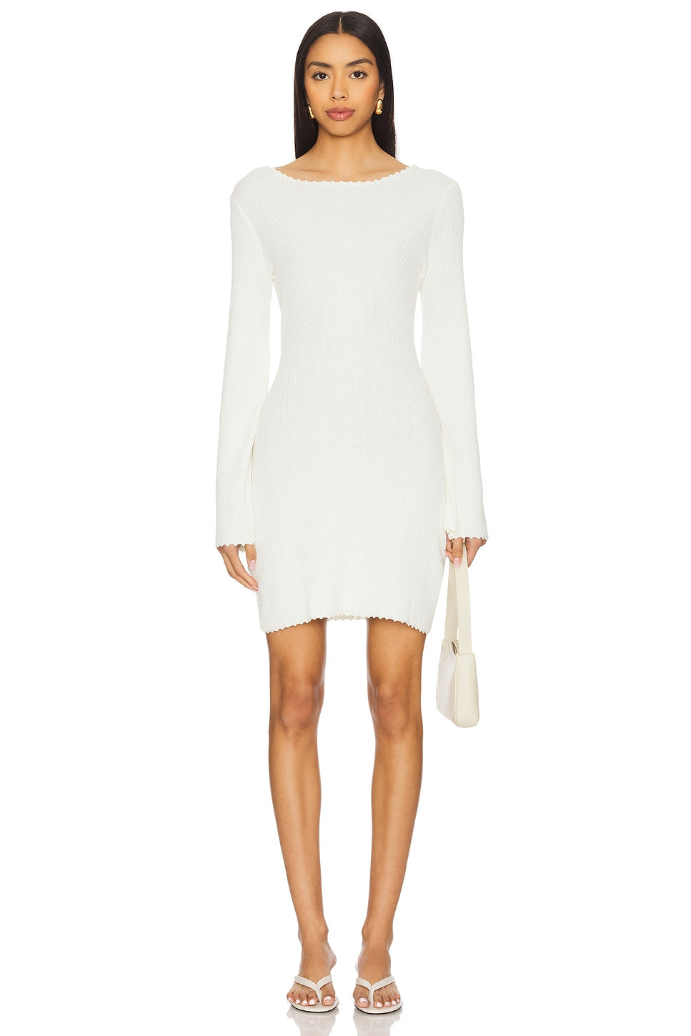 Isla Boucle Knit Mini Dress