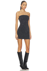 Crystal Strapless Mini Dress