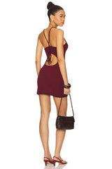 Nola Solid Mini Dress