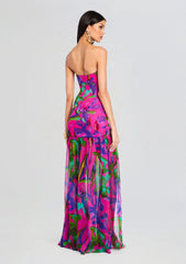 Nicole Silk Chiffon Dress