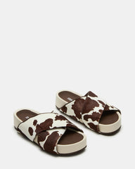 Avendra Brown Cow Print