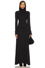 Backless Turtleneck Dress