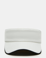 Embroidered Visor White