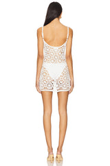 Sunshine Crochet Mini Dress