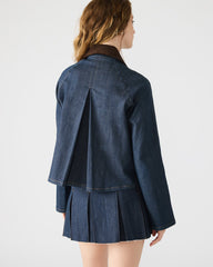 Justina Barn Jacket Deep Indigo
