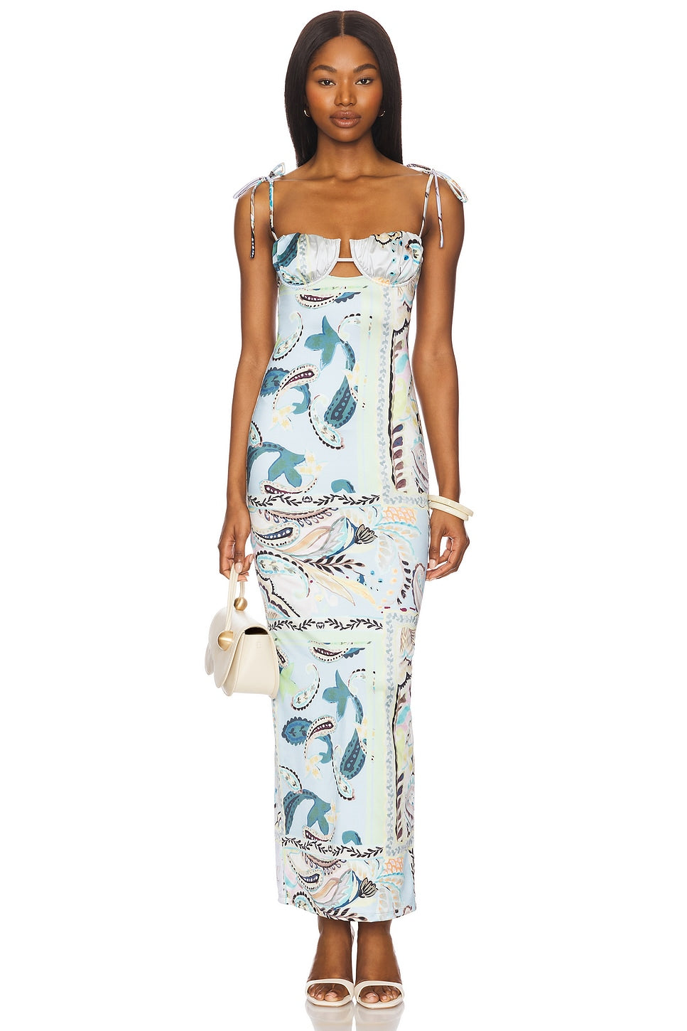 Petal Long Slip Dress