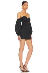 Flynn Ruched Sleeve Dress