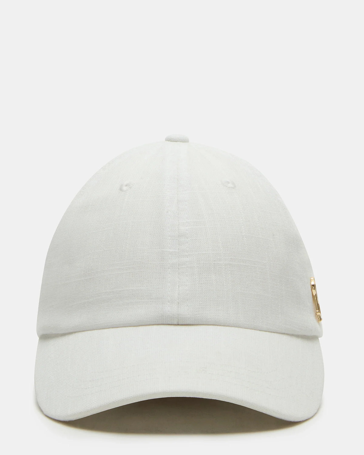 Linen Baseball Cap Cream