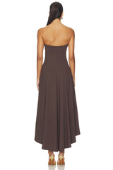 Strapless High Low Dress