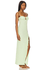 Petal Long Slip Dress