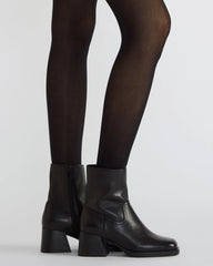 Latches Black Leather