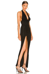 Jade Halter Maxi Dress