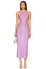 Hollis Sequin Midi Dress