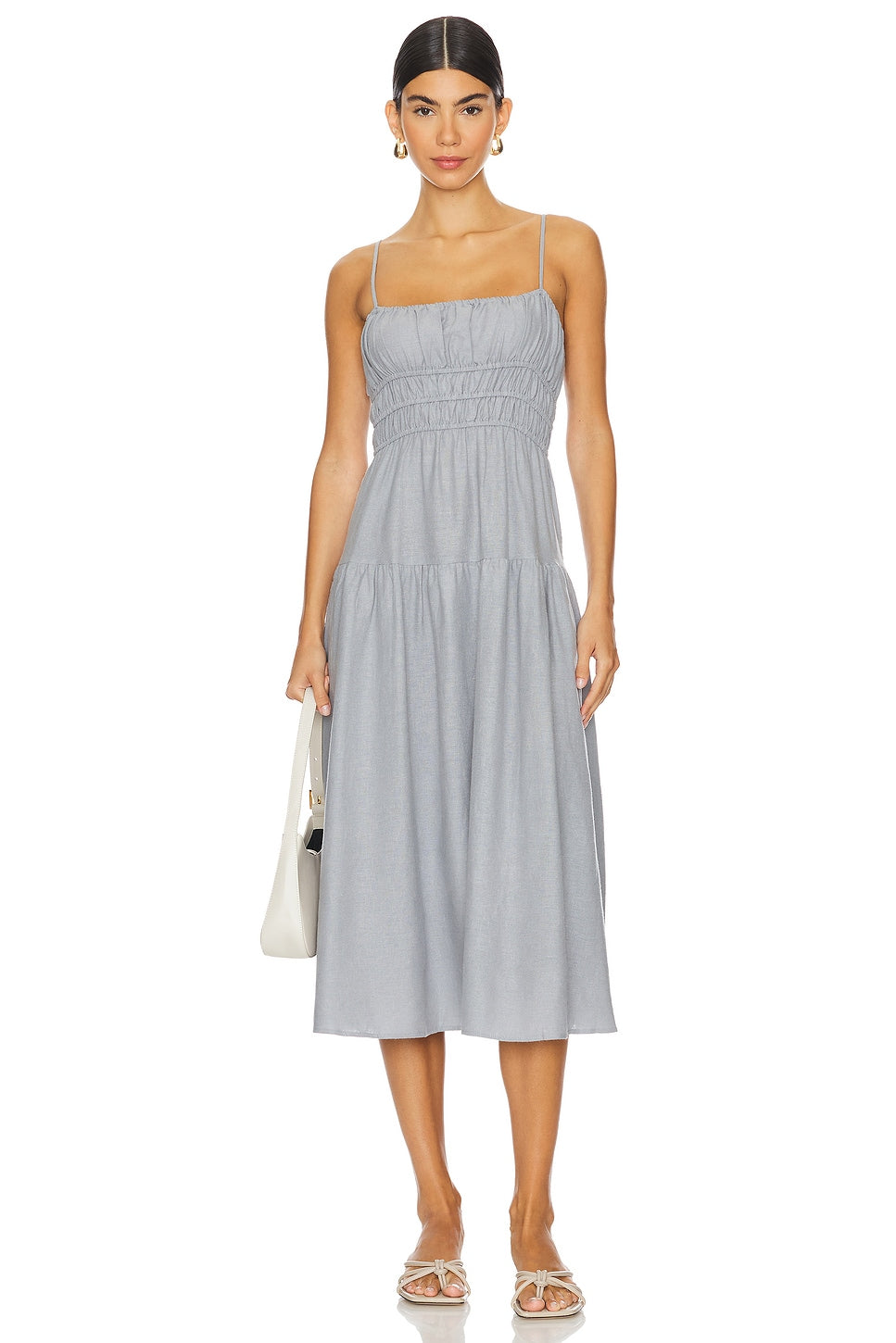 Scrunchie Midi Dress