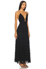 Sabrine Lace Maxi Dress