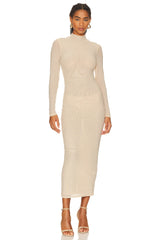 Strobe Diamante Midi Dress