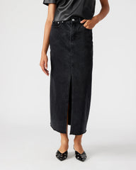 Avani Denim Skirt Black