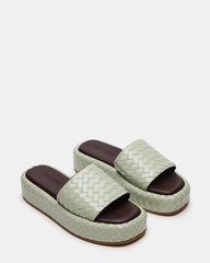 Beachy Quilted Pistachio