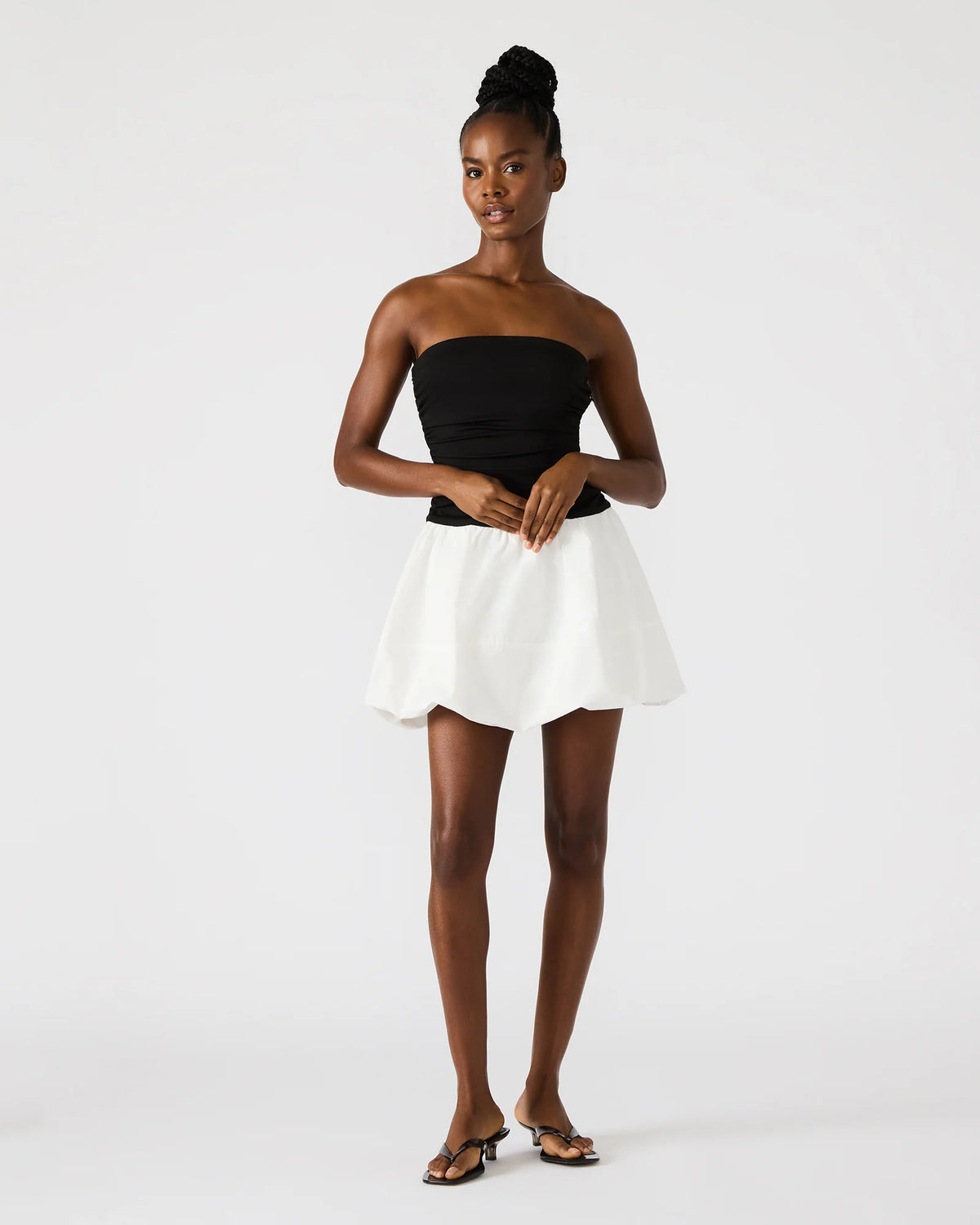 Amari Dress Black/White
