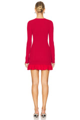 Otto Knit Poplin Combo Dress