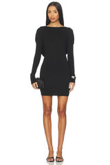 Evelyn Drape Back Dress