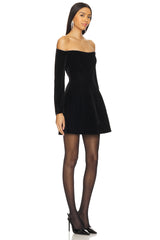 Nadene Velour Mini Dress