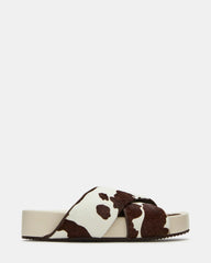 Avendra Brown Cow Print